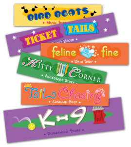 Littlest Pet Shop Mall Madness final logo designs