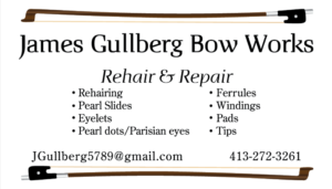 James Gullberg Bow Works logo design