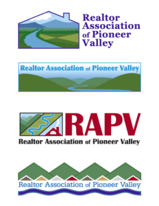 Realtor Association of Pioneer Valley concept logos