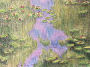 Create Art with Crayons: Monet's WATER LILIES