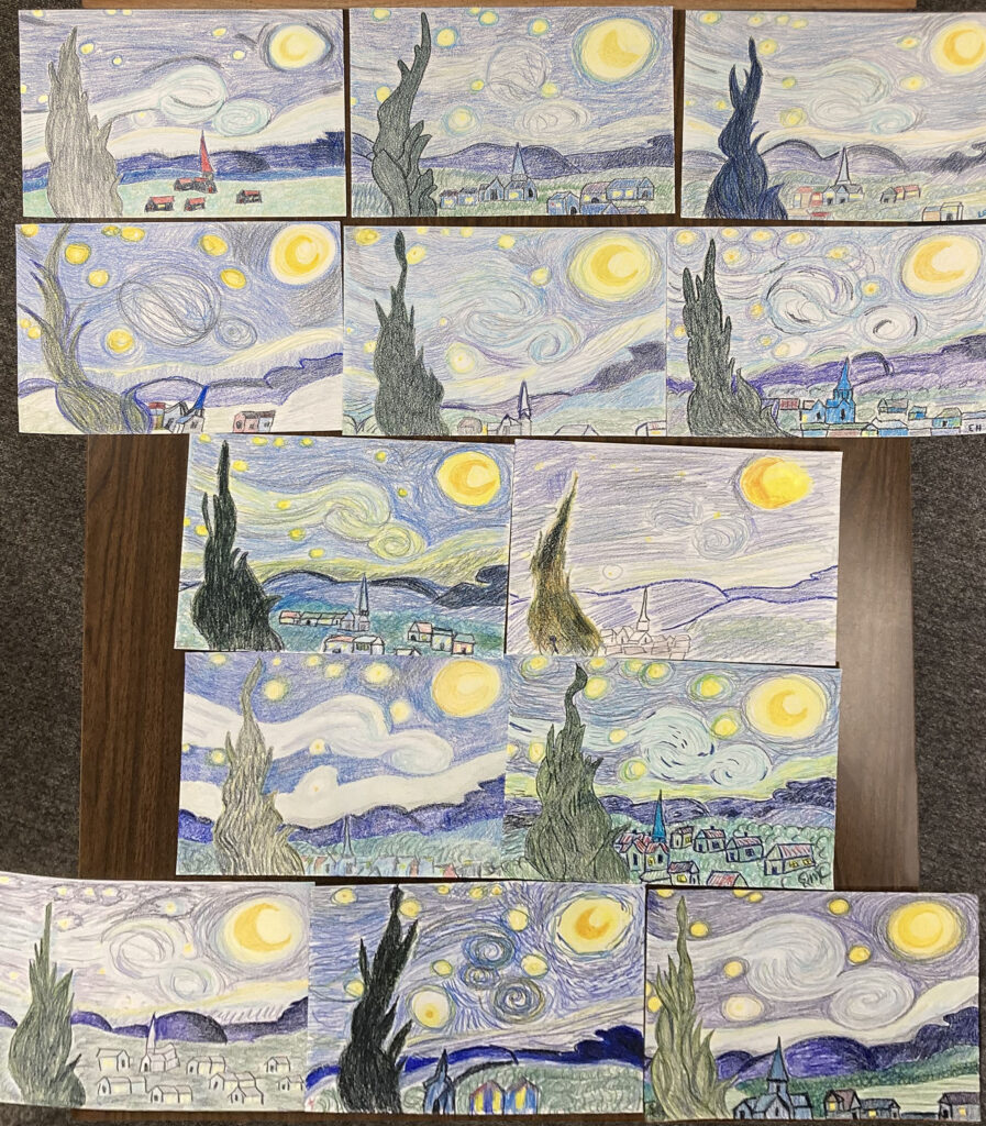 Enfield Public Library hosts Van Gogh's Starry Night
